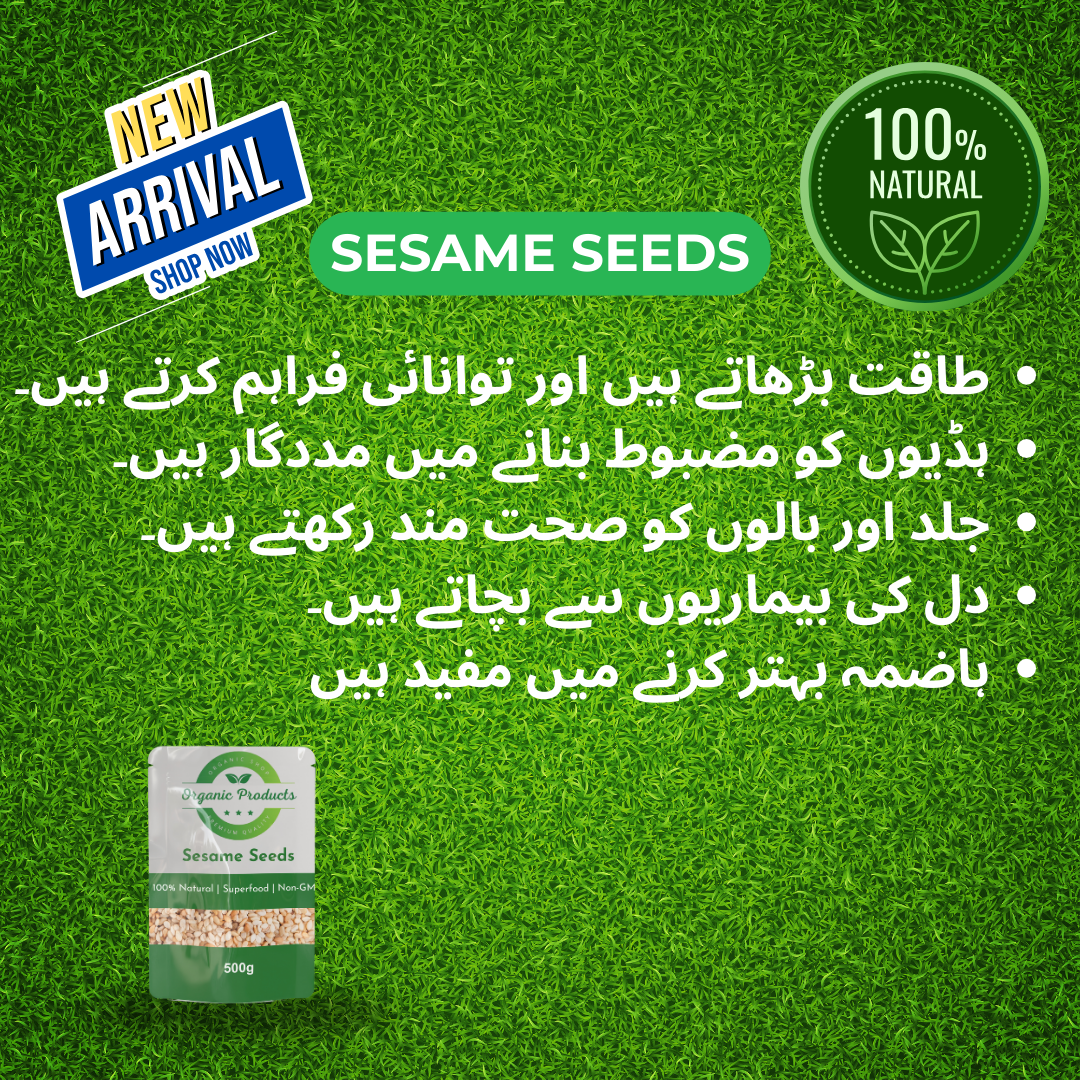 Organic Sesame Seeds – Boost Your Health with Nature’s Nutrient-Rich Superfood